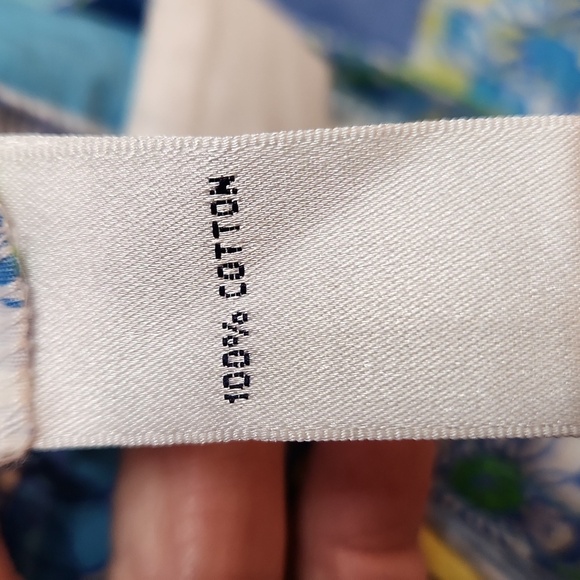 Lilly Pulitzer Blue Patchwork Shorts - Picture 4 of 5